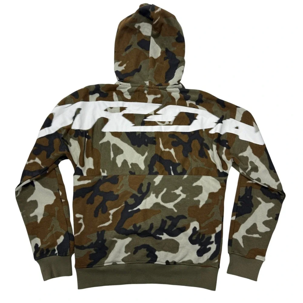 Jordan Jumpman Camo Pullover Hoodie Green Brown FV7434-380 Mens Small NWT
